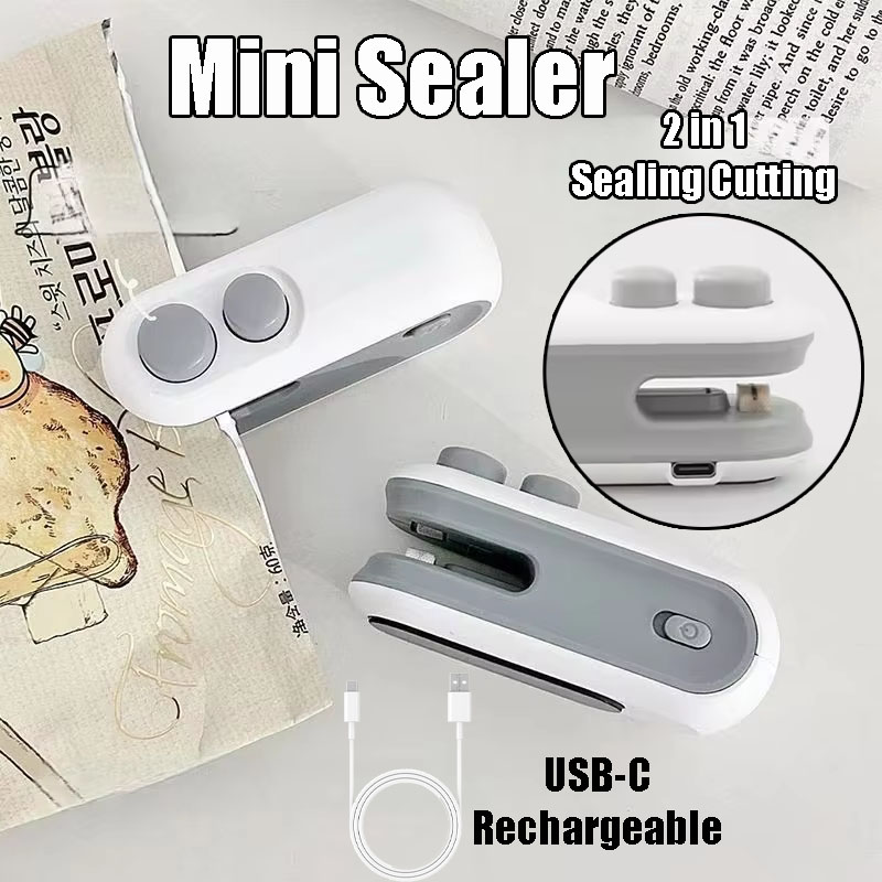 Meal Prep Vacuum Sealer - Handheld Bag Sealers USB-C Rechargeable Sealers