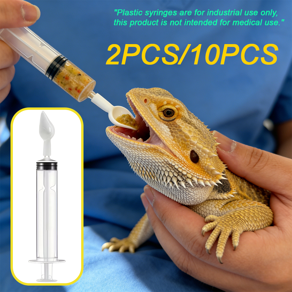 Meal Prep Smoothies - Reptile Feeding Syringe with Spoon Head,