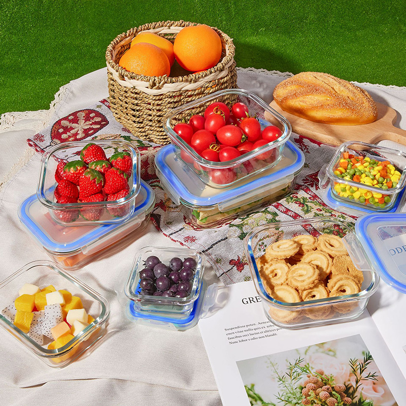 Meal Prep Container - Glass Meal Prep Containers Lunch Box,