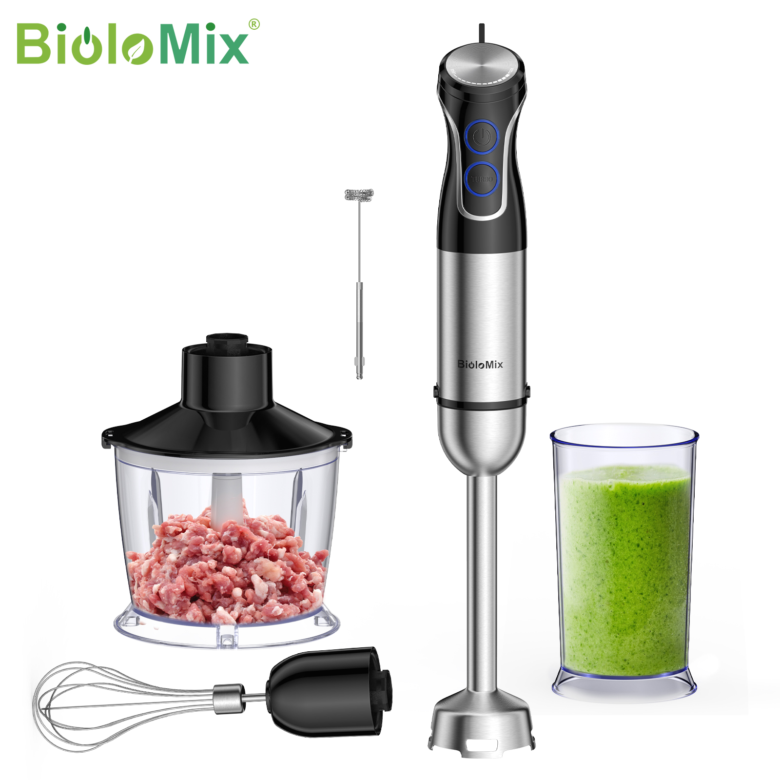 Meal Prep Smoothies - BioloMix 5 in 1 Immersion Hand