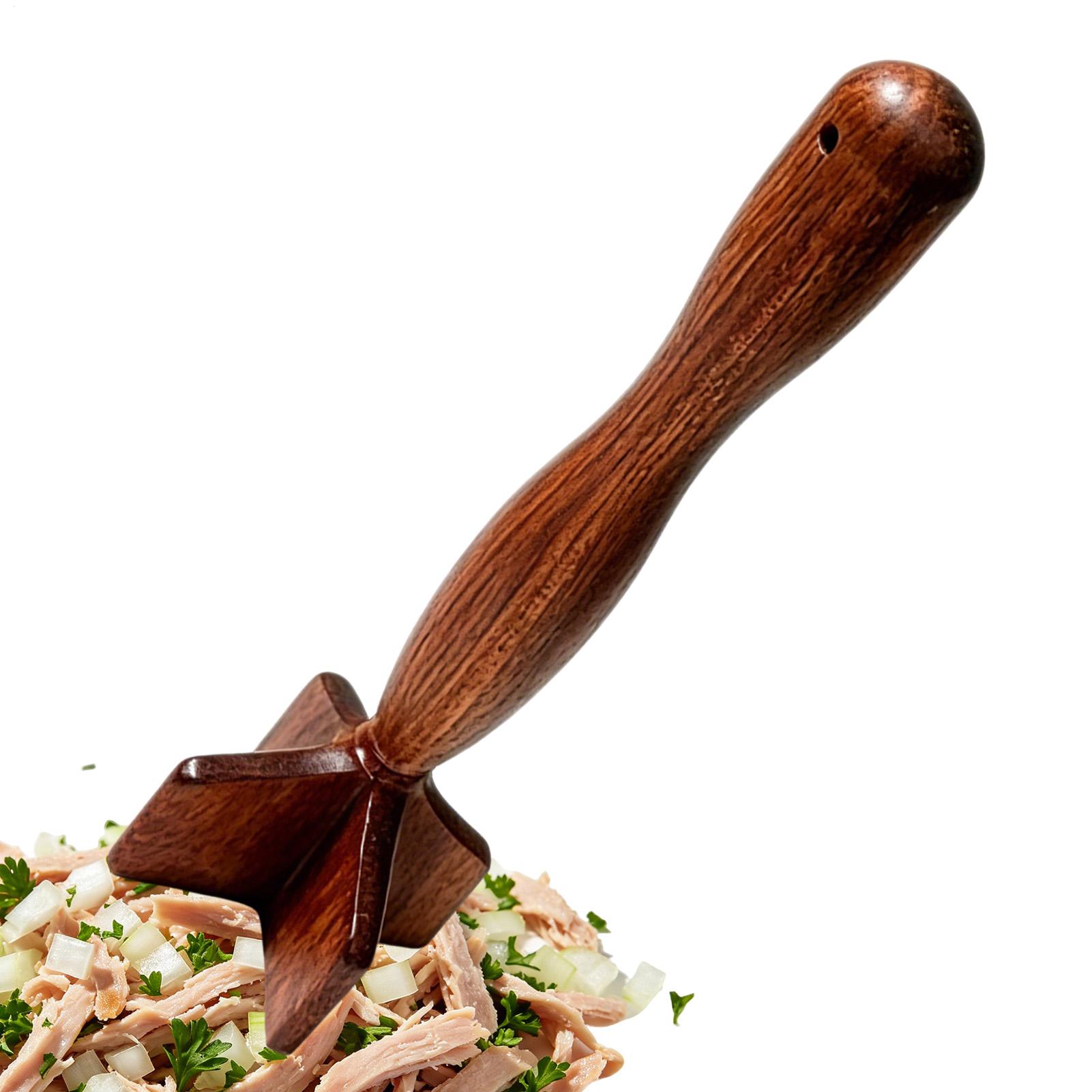Meal Prep With Potatoes - Wooden Meat Masher Wooden Meat Chopper