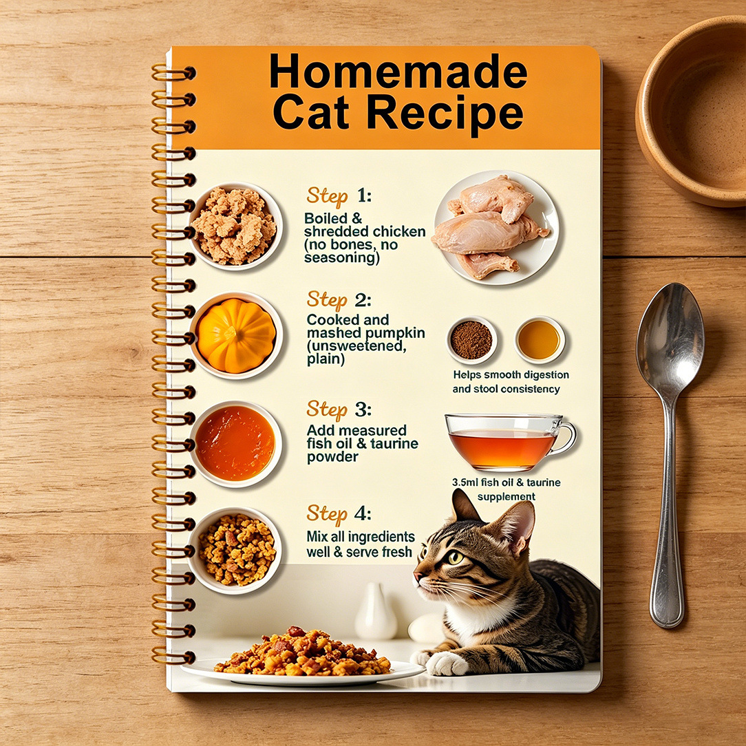 Meal Prep Healthy - Healthy Homemade Cat Food Recipe Book