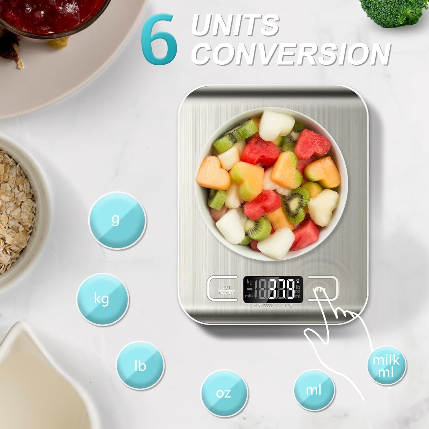 Digital Food Scale 11lb With 6 - Meal Prep Diet recensie en prijs