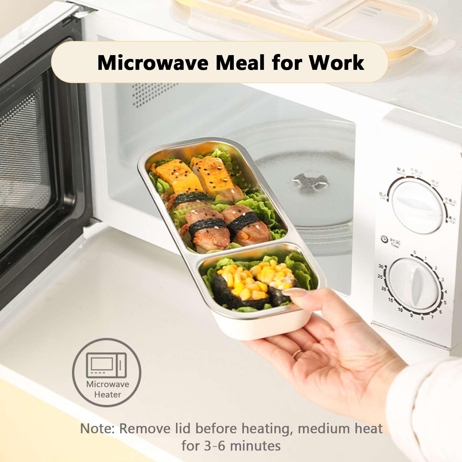 Stainless Steel Lunch Box for  - Meal Prep Diet recensie en prijs