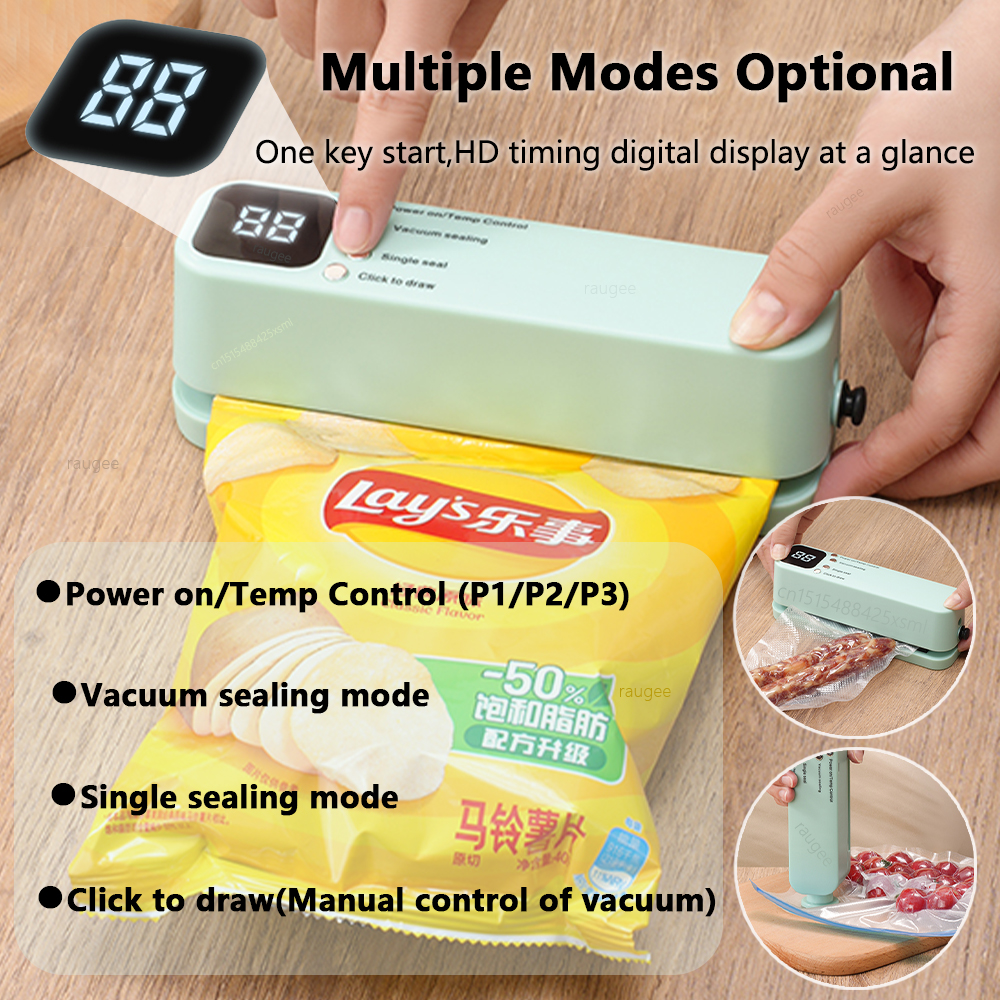 Mini Vacuum Bag Sealer Plastic - Meal Prep Vacuum Sealer recensie en prijs