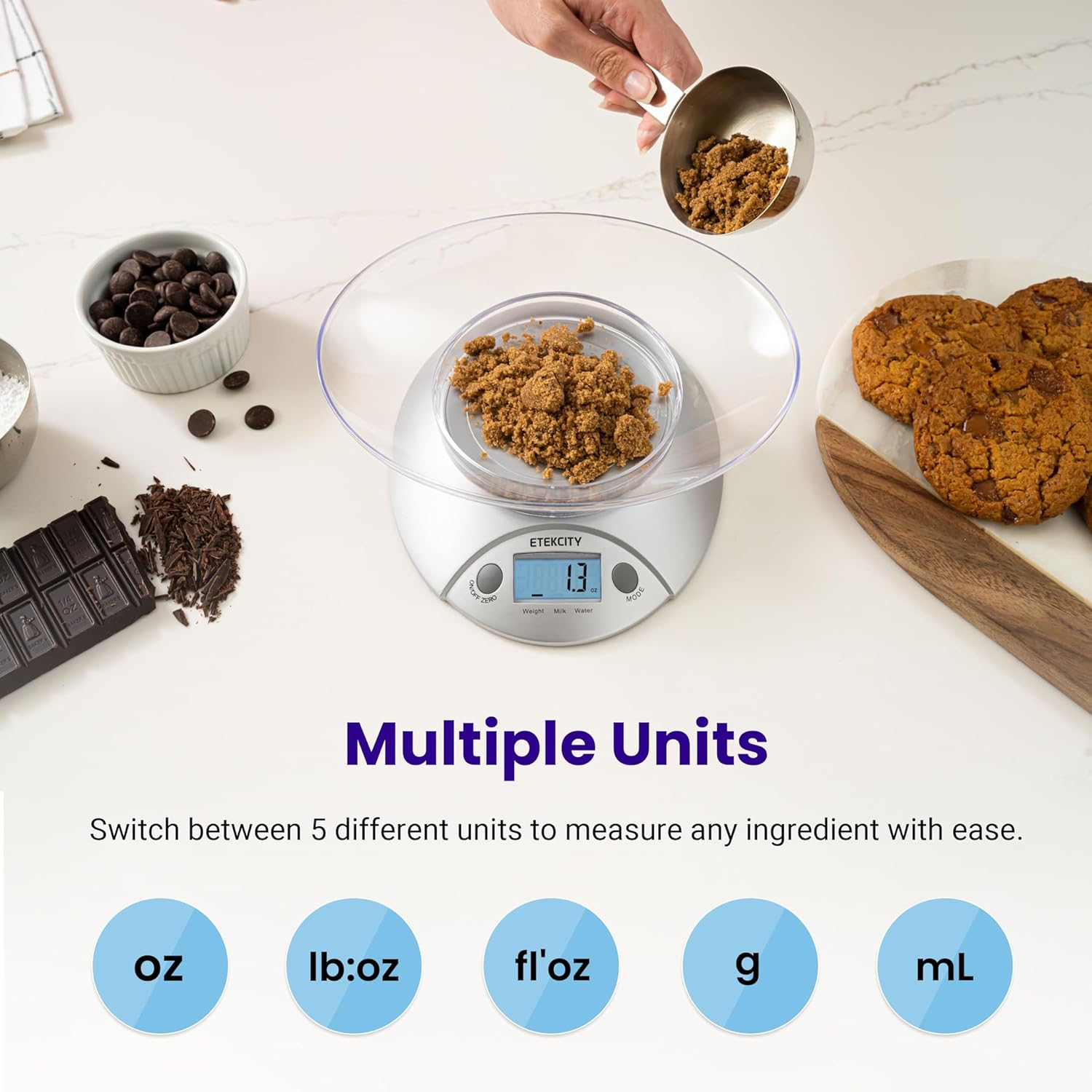 Digital Food Kitchen Scale Wit - Meal Prep Diet recensie en prijs