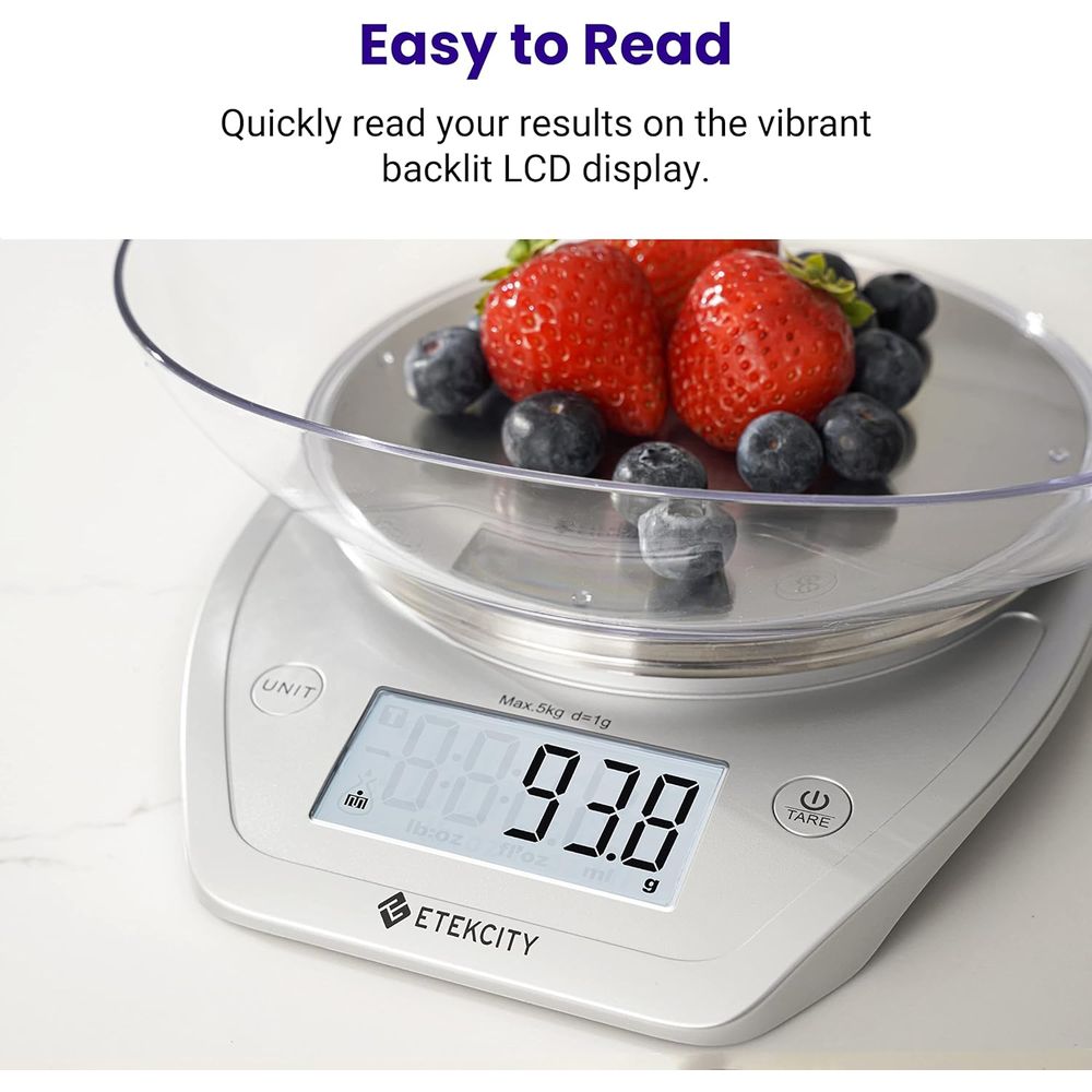 11lb/5kg Digital Kitchen Scale - Meal Prep Diet recensie en prijs