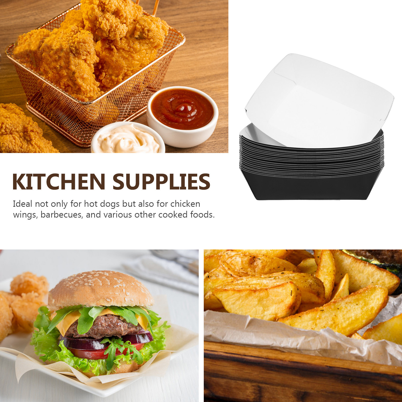 20Pcs Kraft Paper Open Top Foo - Meal Prep Hot Dogs recensie en prijs