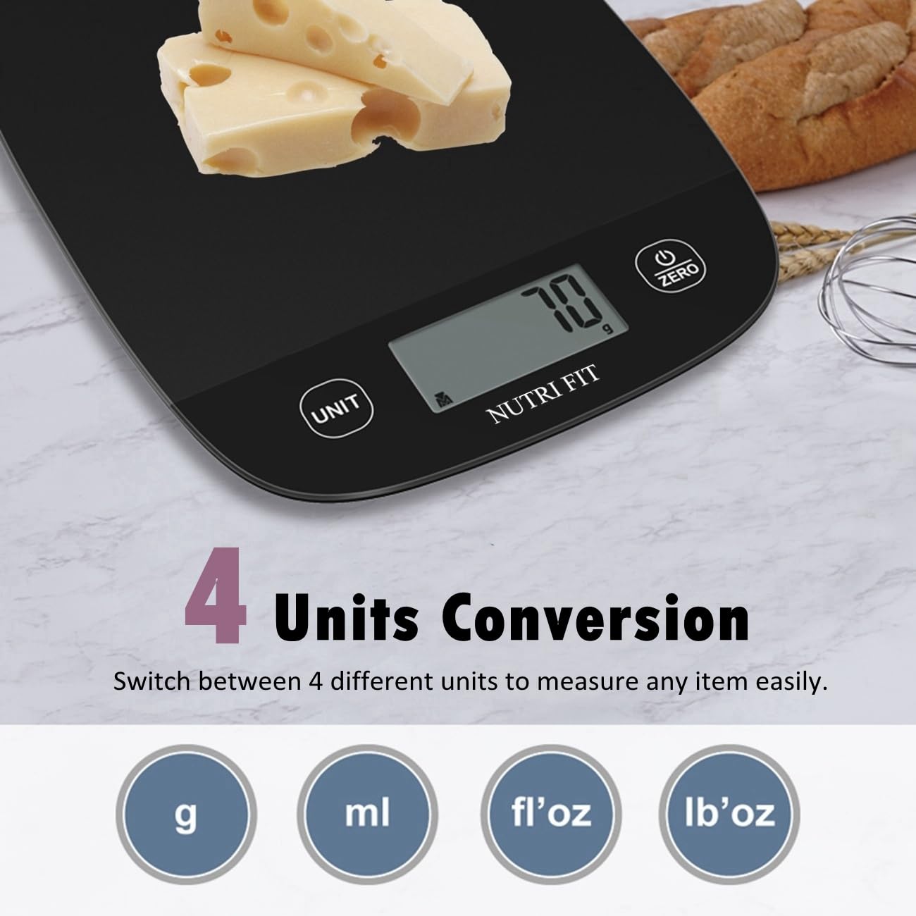 Digital Food Scale 5kg/0.1oz A - Meal Prep Diet recensie en prijs