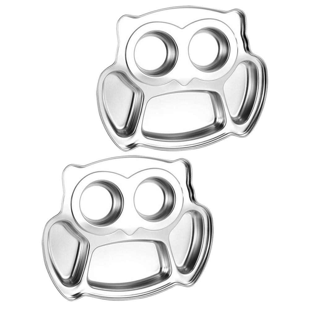 2Pcs Stainless Shaped Divided  - Meal Prep Diet recensie en prijs