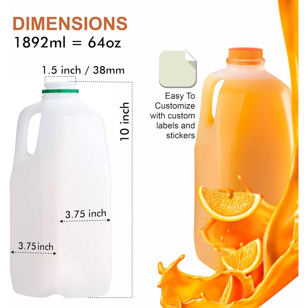64 oz Tamper-Evident Plastic J - Meal Prep Smoothies recensie en prijs