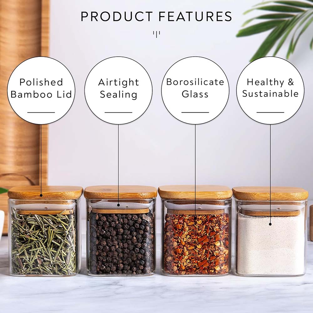 5oz Glass Jars Set with Spice  - Spice Jar Labels recensie en prijs