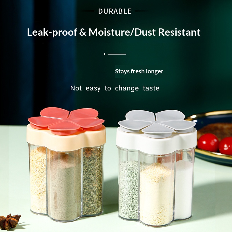 1PC 5-Compartment Flip Spice J - Spice Jar Labels recensie en prijs