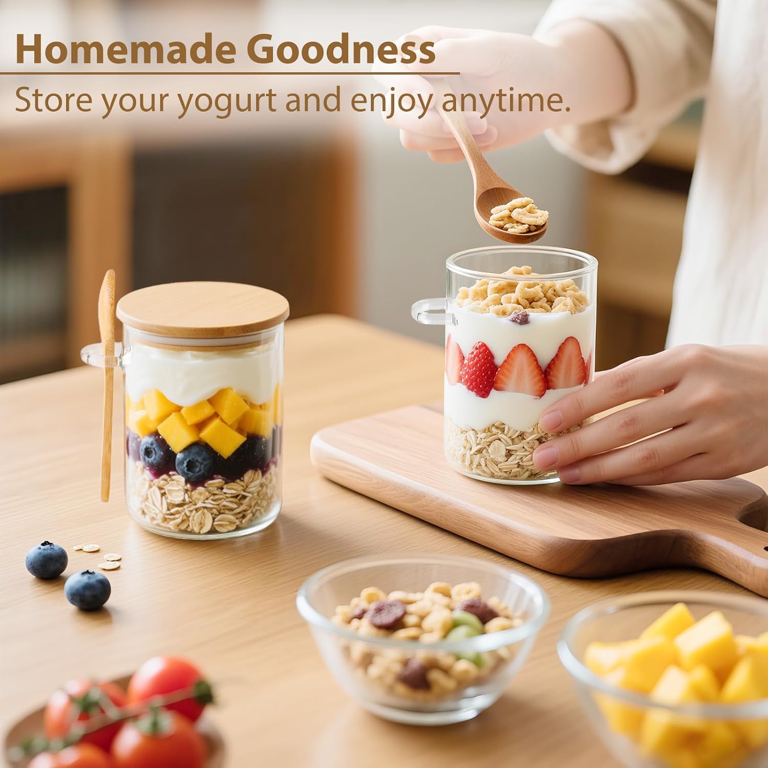 6 Pack Overnight Oats Containe - Meal Prep Container recensie en prijs