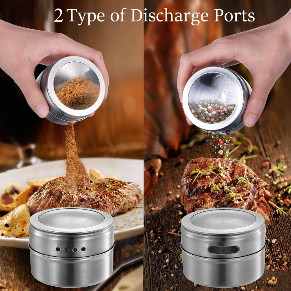 LMETJMA Magnetic Spice Jars Wi - Spice Jar Labels recensie en prijs