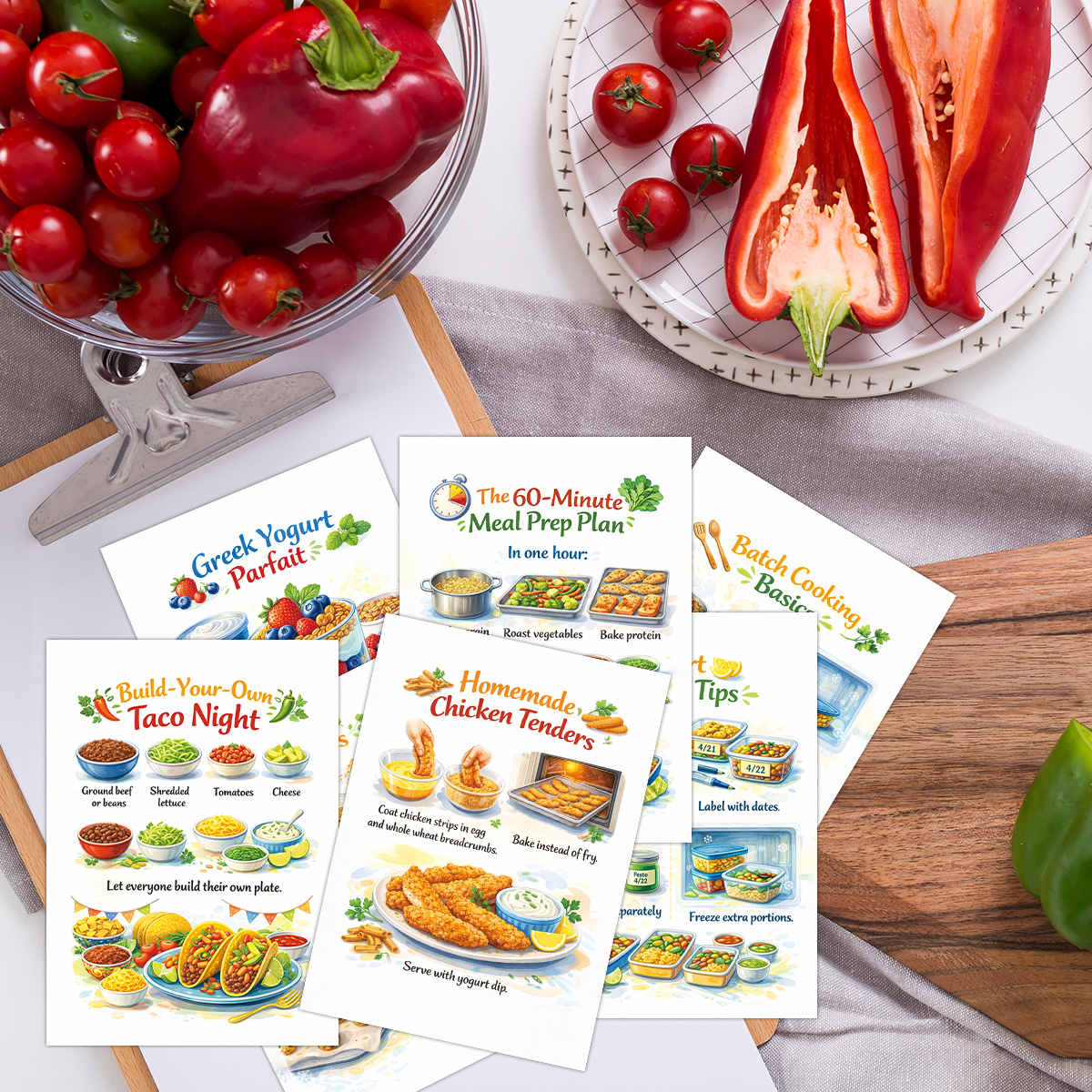 30pcs Wholesome Meals Recipe C - Meal Prep Healthy recensie en prijs