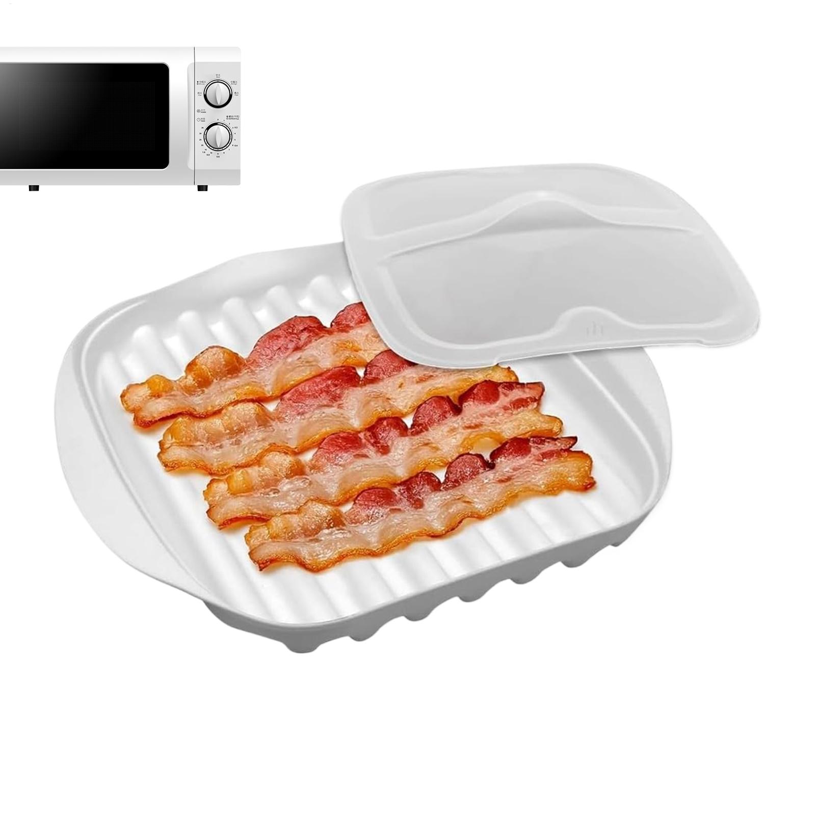 Microwave Bacon Tray Non-Stick - Meal Prep Hot Dogs recensie en prijs