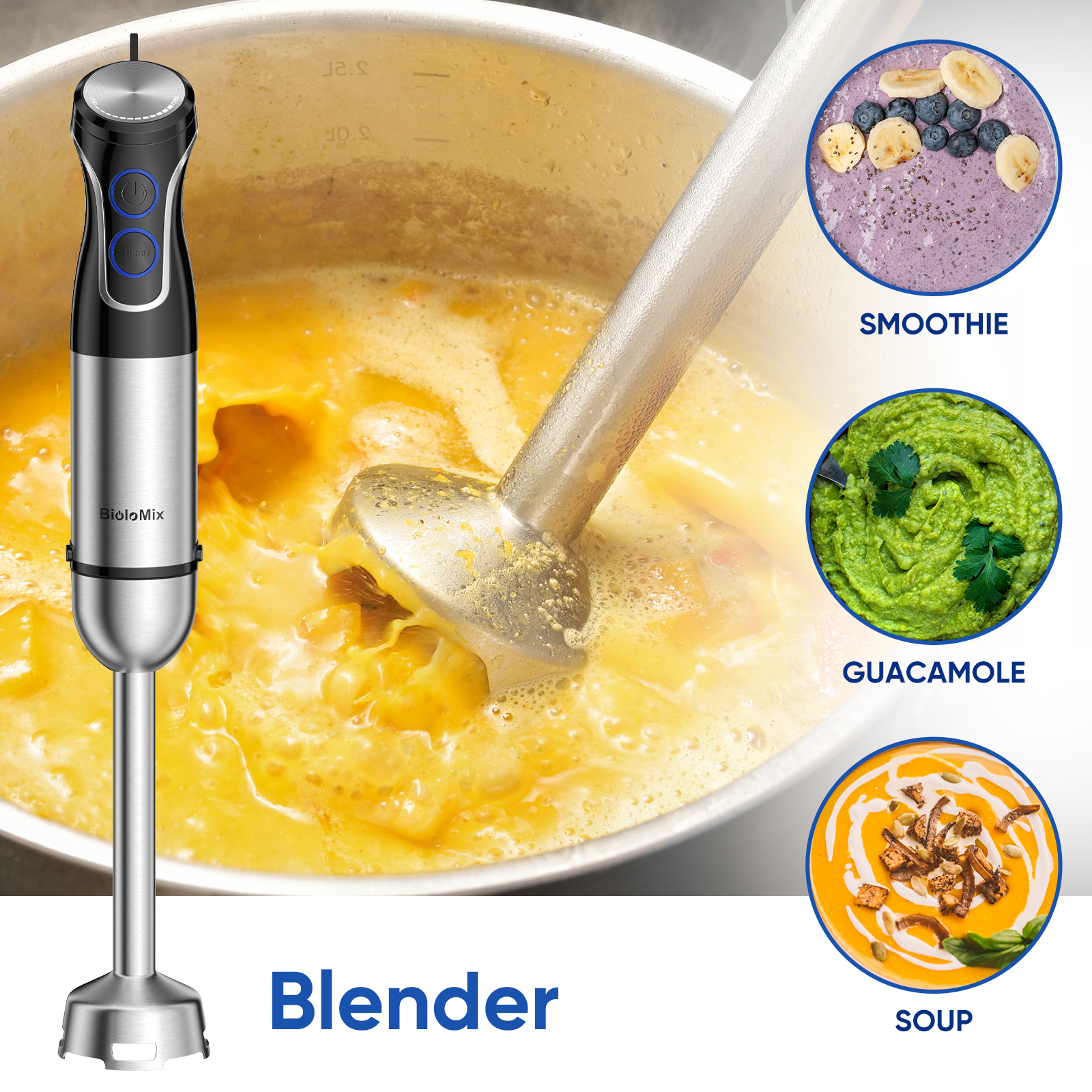 BioloMix 5 in 1 Immersion Hand - Meal Prep Smoothies recensie en prijs