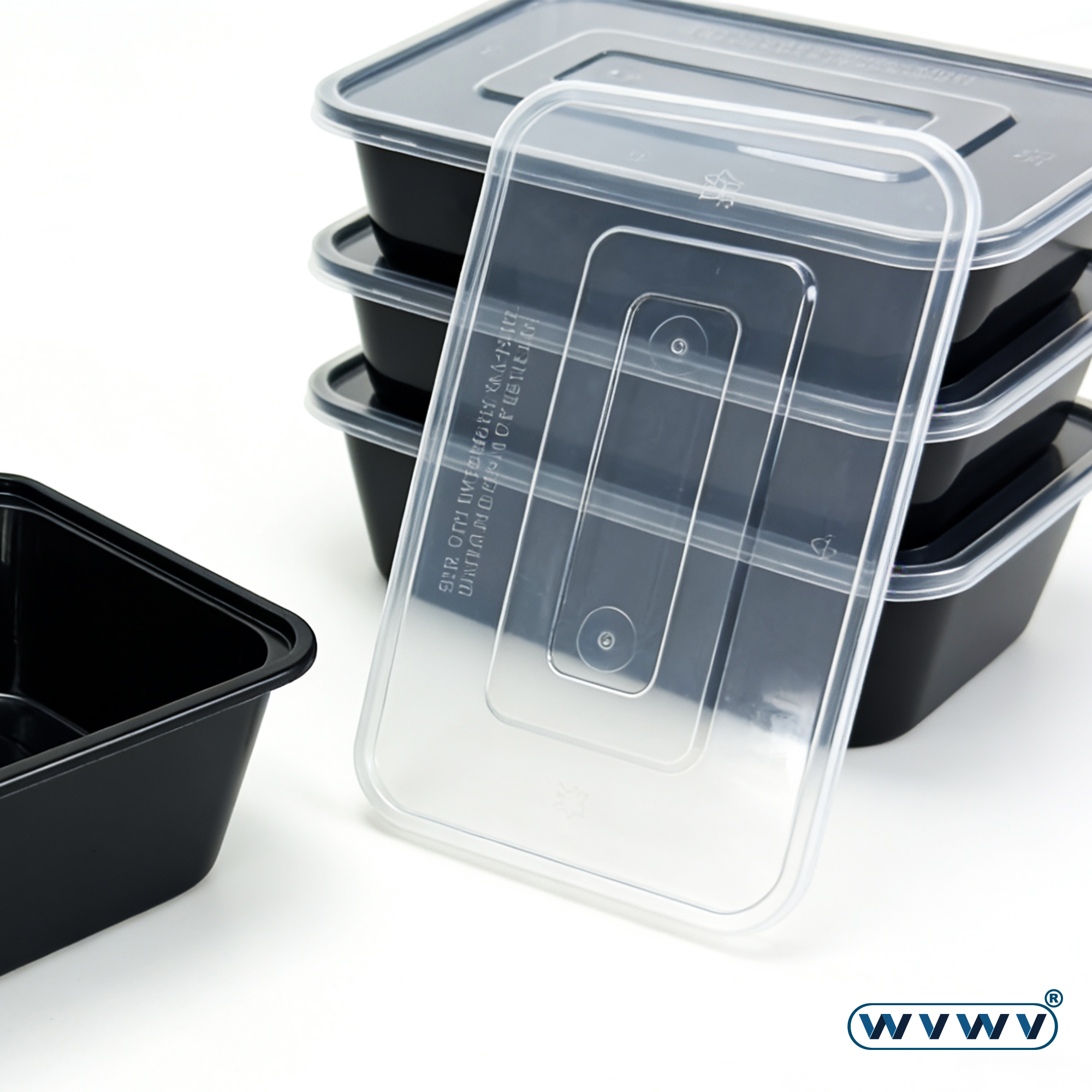 10/50Pcs 20Oz/600Ml Black Lunc - Meal Prep Container recensie en prijs