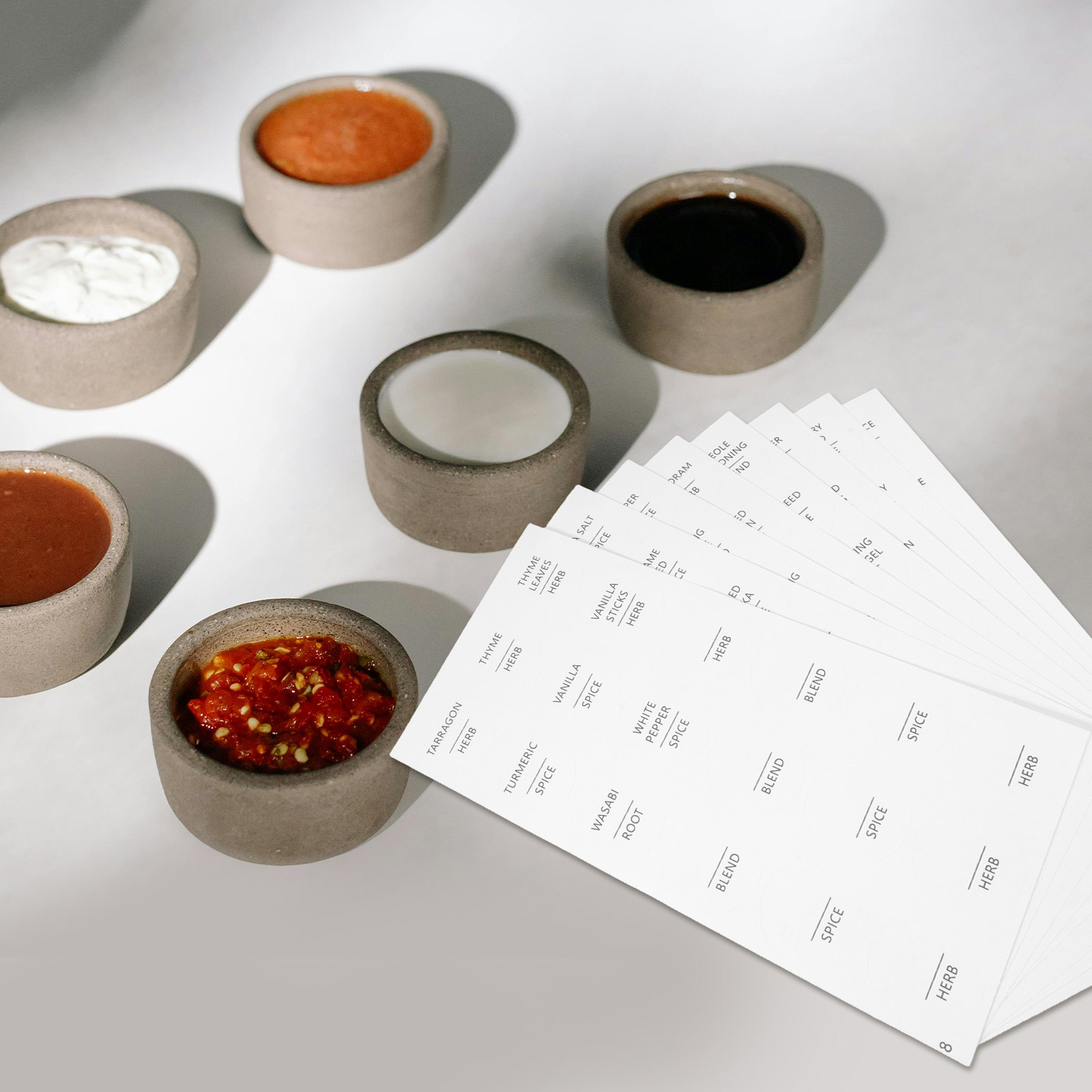 8 Sheets Waterproof Minimalist - Spice Jar Labels recensie en prijs