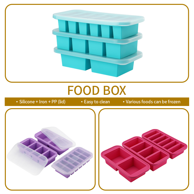 Silicone Freezer Trays with Li - Meal Prep Smoothies recensie en prijs
