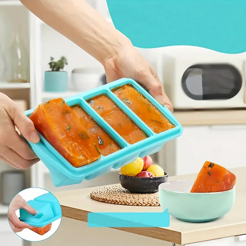 Silicone Freezer Trays with Li - Meal Prep Smoothies recensie en prijs