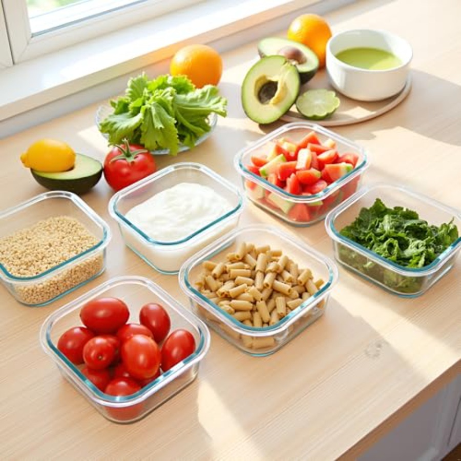 16oz Square Glass Food Storage - Meal Prep Container recensie en prijs