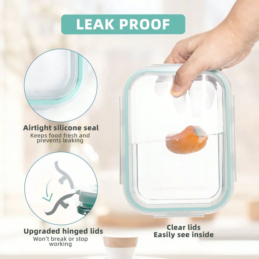 Pieces Glass Meal Prep Contain - Meal Prep Container recensie en prijs