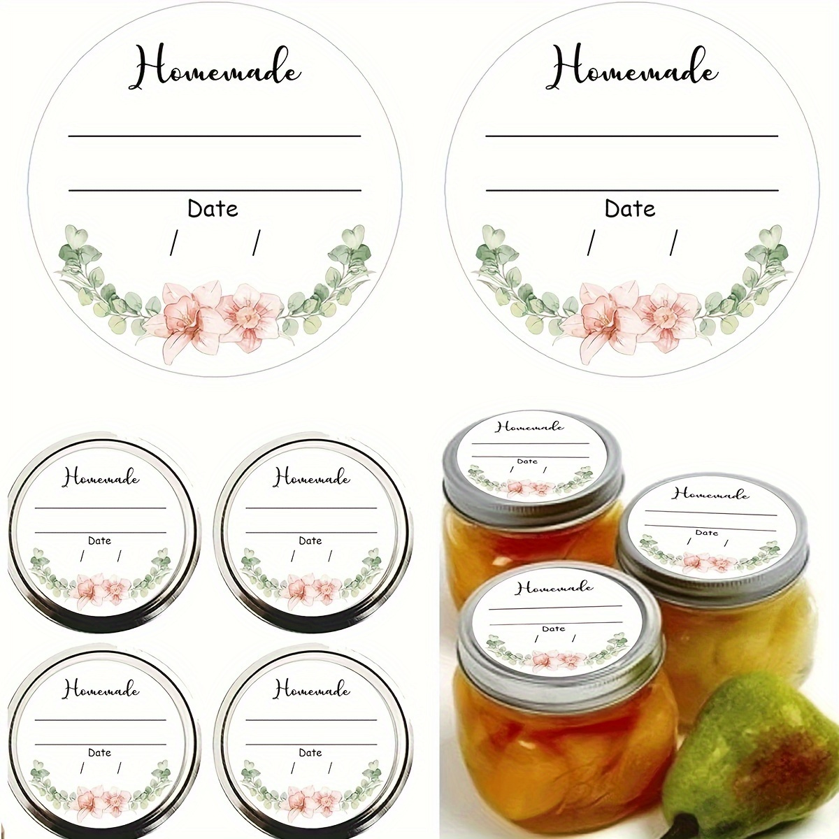 Watercolor Floral Canning Labe - Spice Jar Labels recensie en prijs