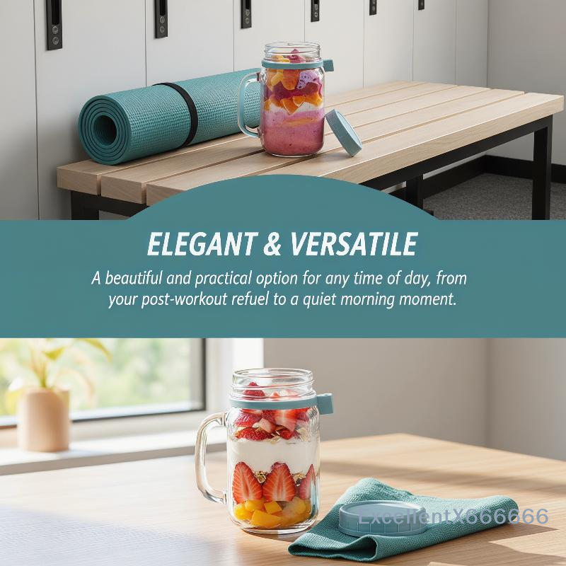 500ml Glass Container for Over - Meal Prep Healthy recensie en prijs