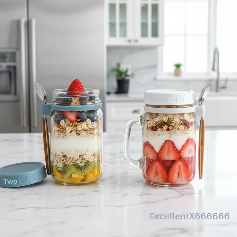 500ml Glass Container for Over - Meal Prep Healthy recensie en prijs