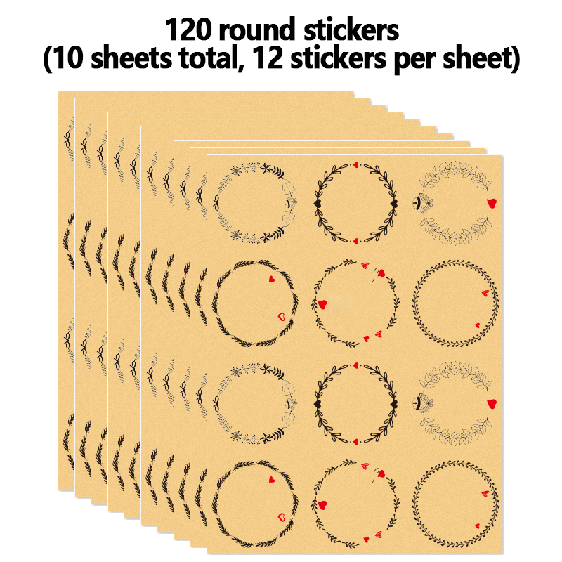 120pcs 1.5-Inch Round Kraft Pa - Spice Jar Labels recensie en prijs