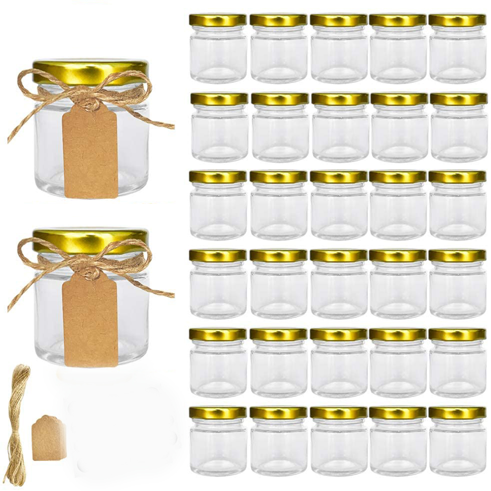 Glass Jars with Gold Lids, Min - Spice Jar Labels recensie en prijs
