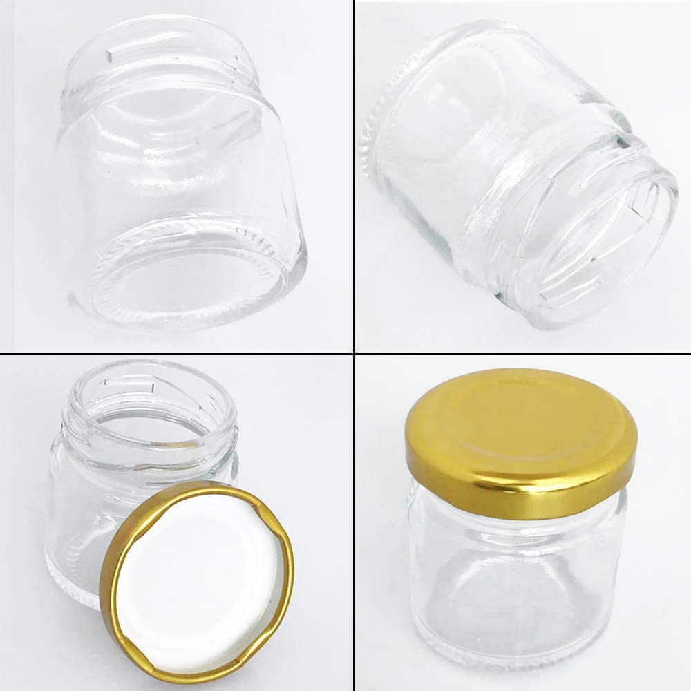 Glass Jars with Gold Lids, Min - Spice Jar Labels recensie en prijs