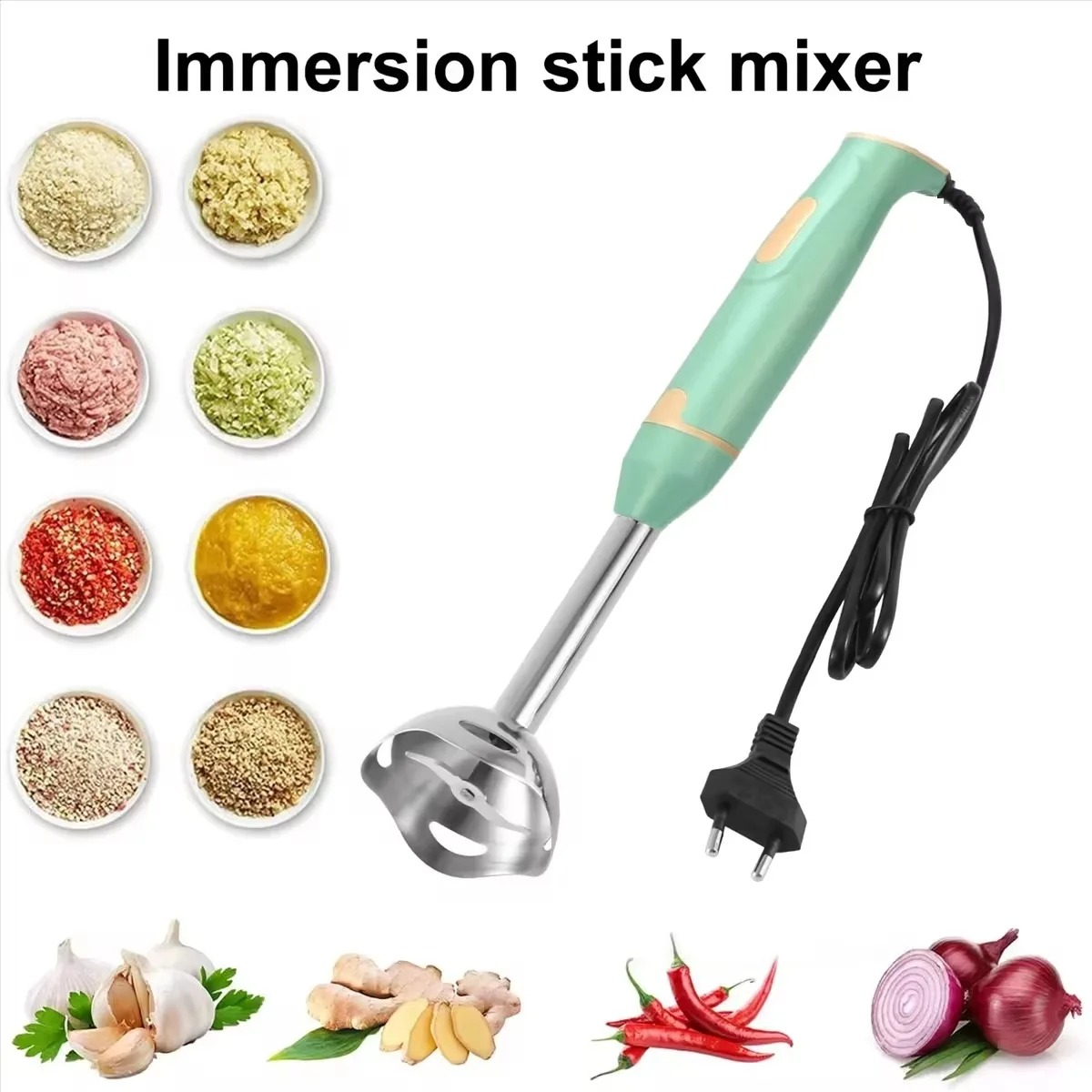 Immersion Stick Mixer Electric - Meal Prep Smoothies recensie en prijs
