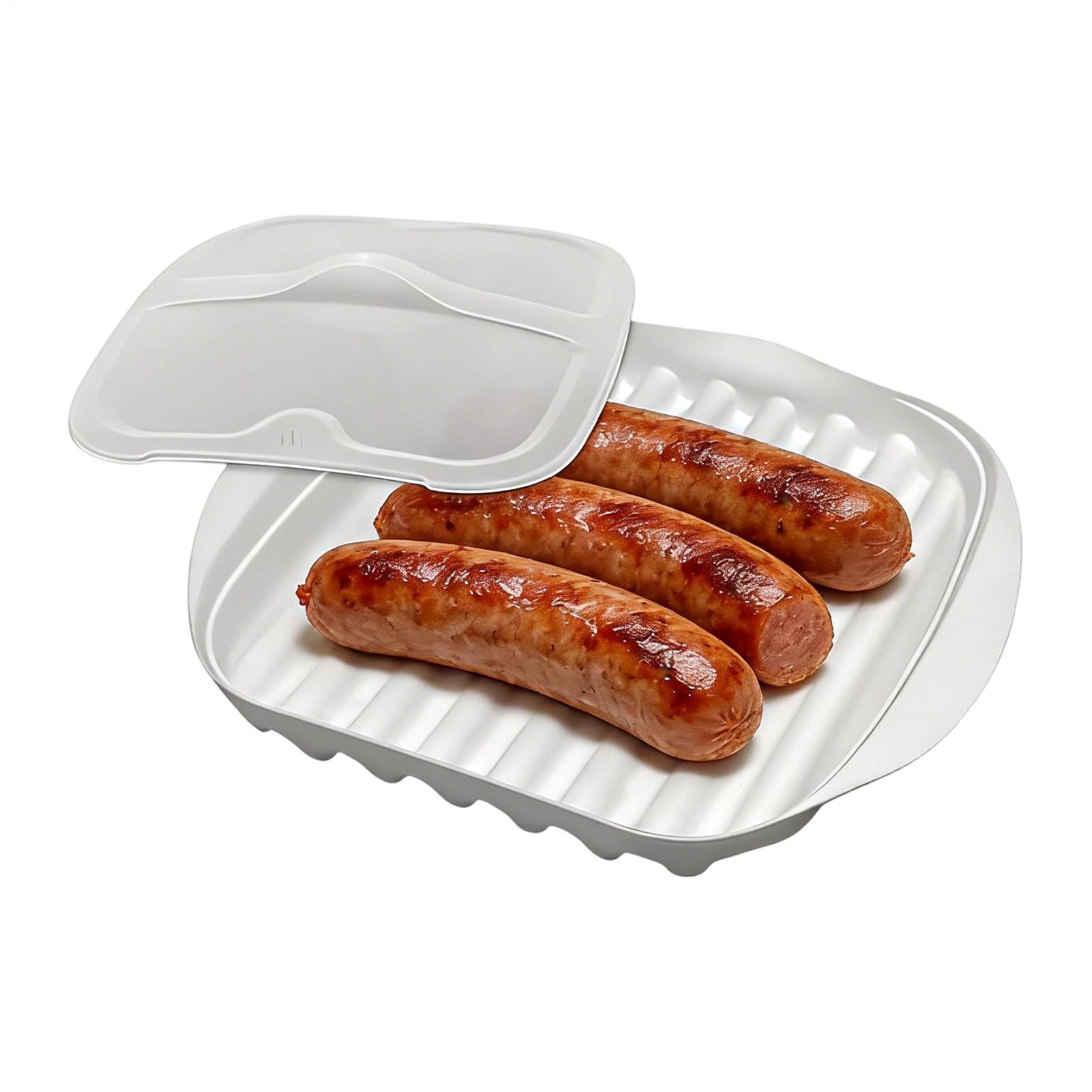 Non-Stick Bacon Cooker Food Gr - Meal Prep Hot Dogs recensie en prijs