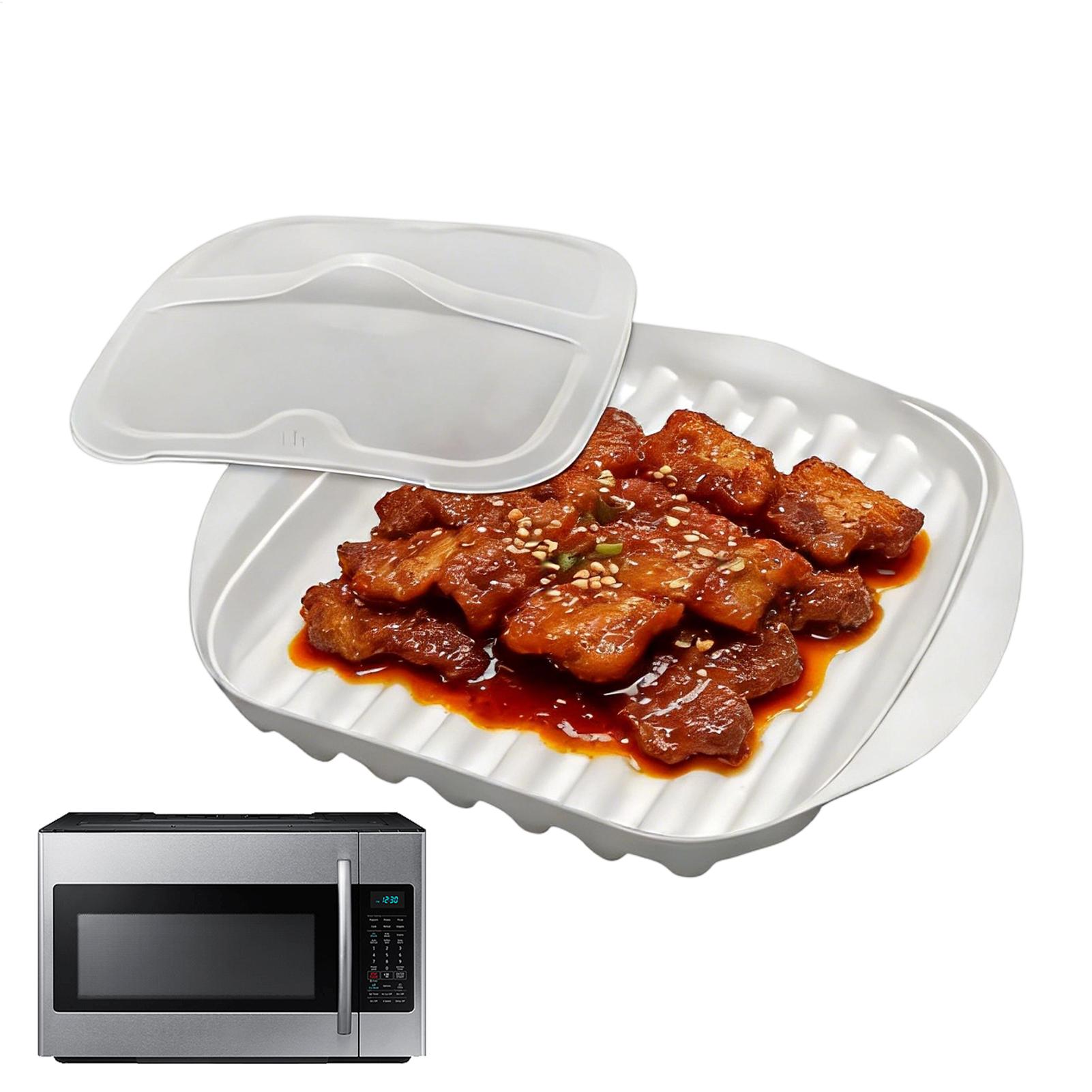 Non-Stick Bacon Cooker Food Gr - Meal Prep Hot Dogs recensie en prijs