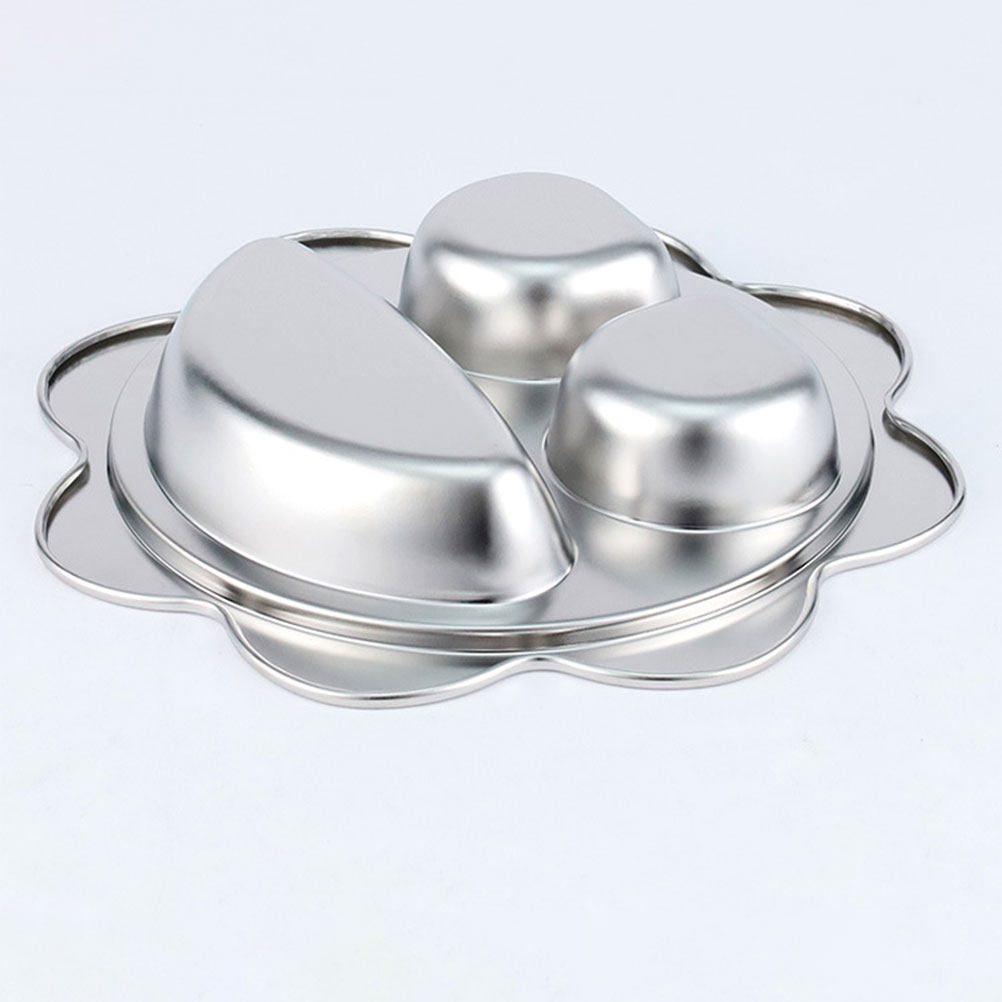 Stainless Steel Divided Plate  - Meal Prep Healthy recensie en prijs