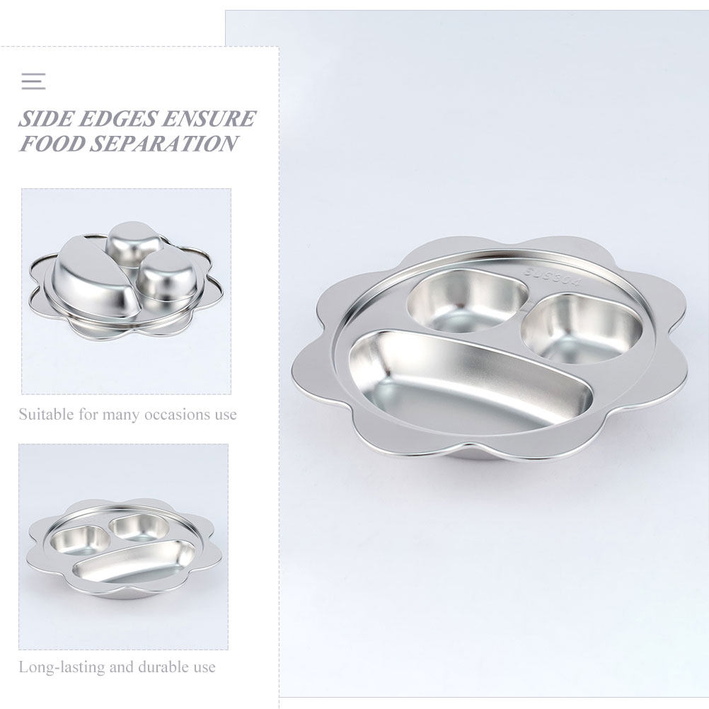 Stainless Steel Divided Plate  - Meal Prep Healthy recensie en prijs