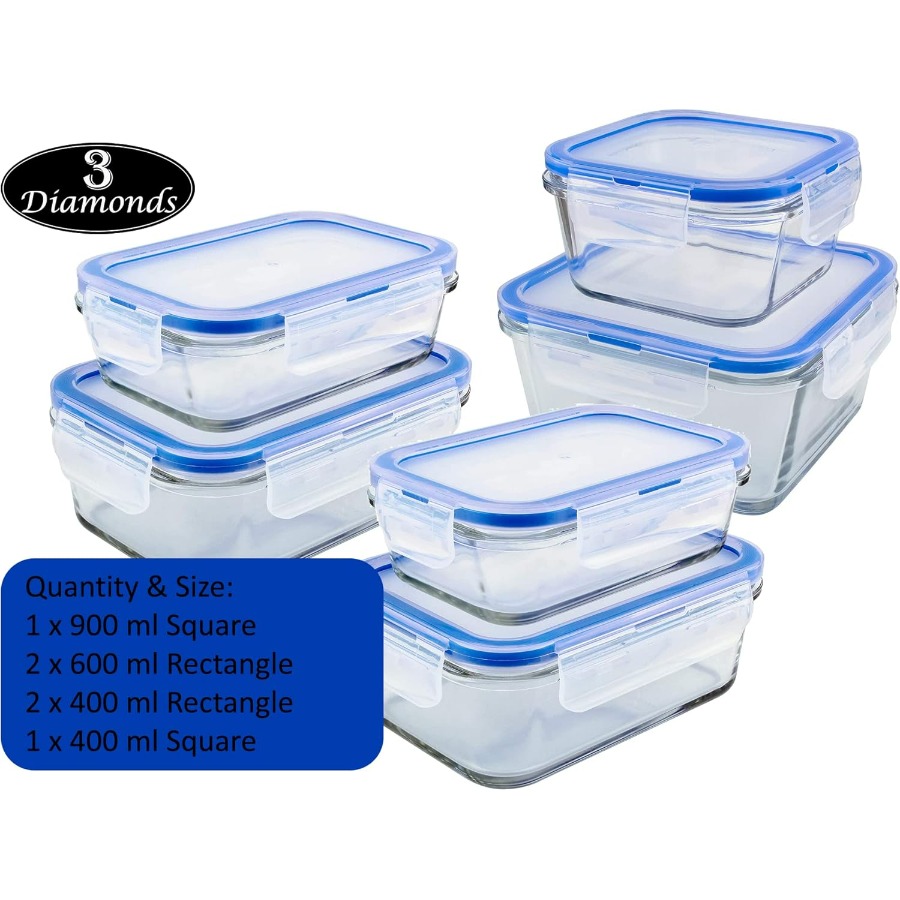Glass Containers BPA-Free Lock - Meal Prep Container recensie en prijs