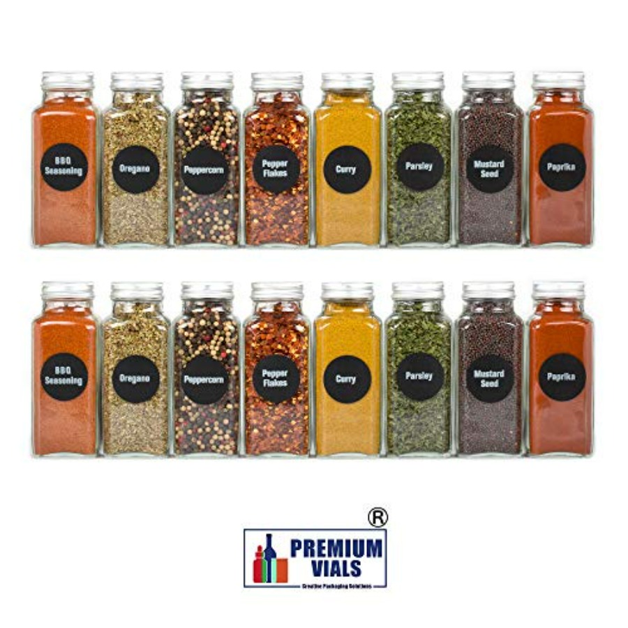 8 Extra Large, 8oz, BEST VALUE - Spice Jar Labels recensie en prijs