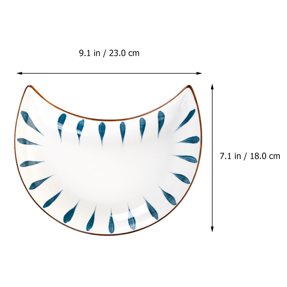 1Pcs Moon Design Ceramic Dinin - Meal Prep Healthy recensie en prijs