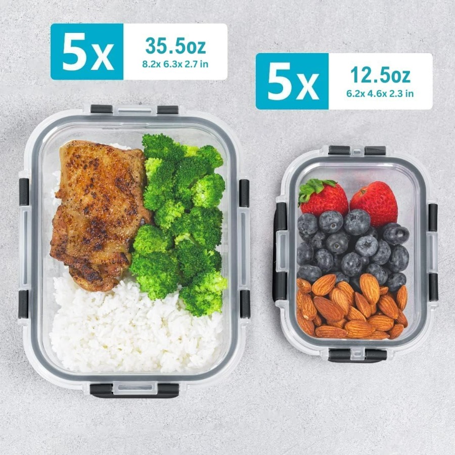 Glass Food Storage Containers  - Meal Prep Container recensie en prijs