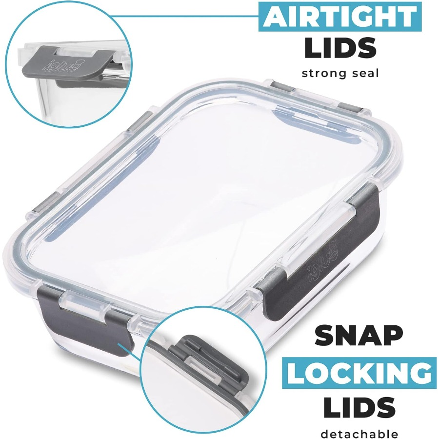Glass Food Storage Containers  - Meal Prep Container recensie en prijs