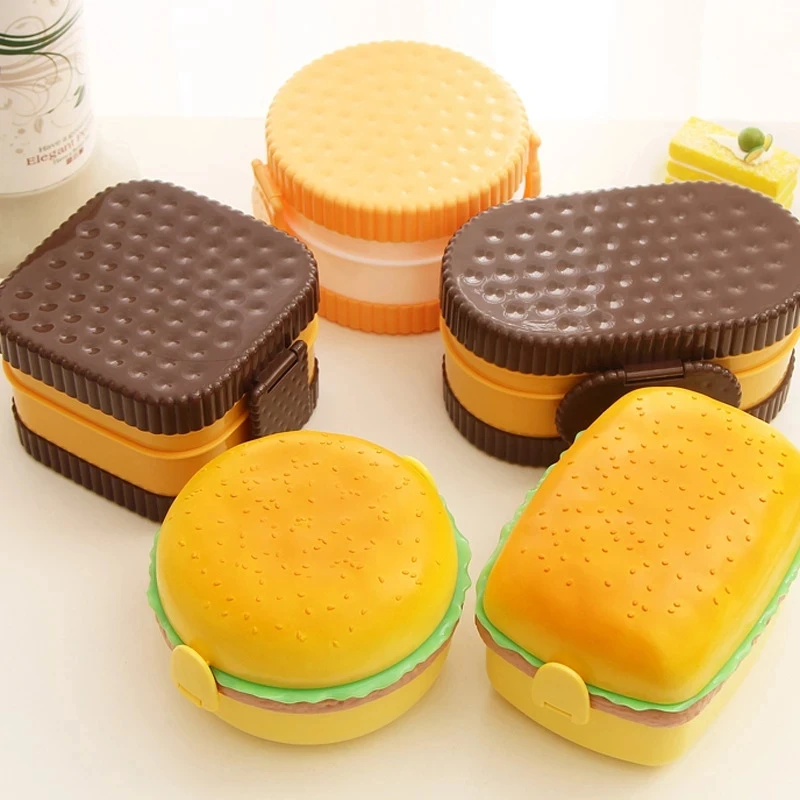 Hamburger Lunch Box Double Tie - Meal Prep Container recensie en prijs