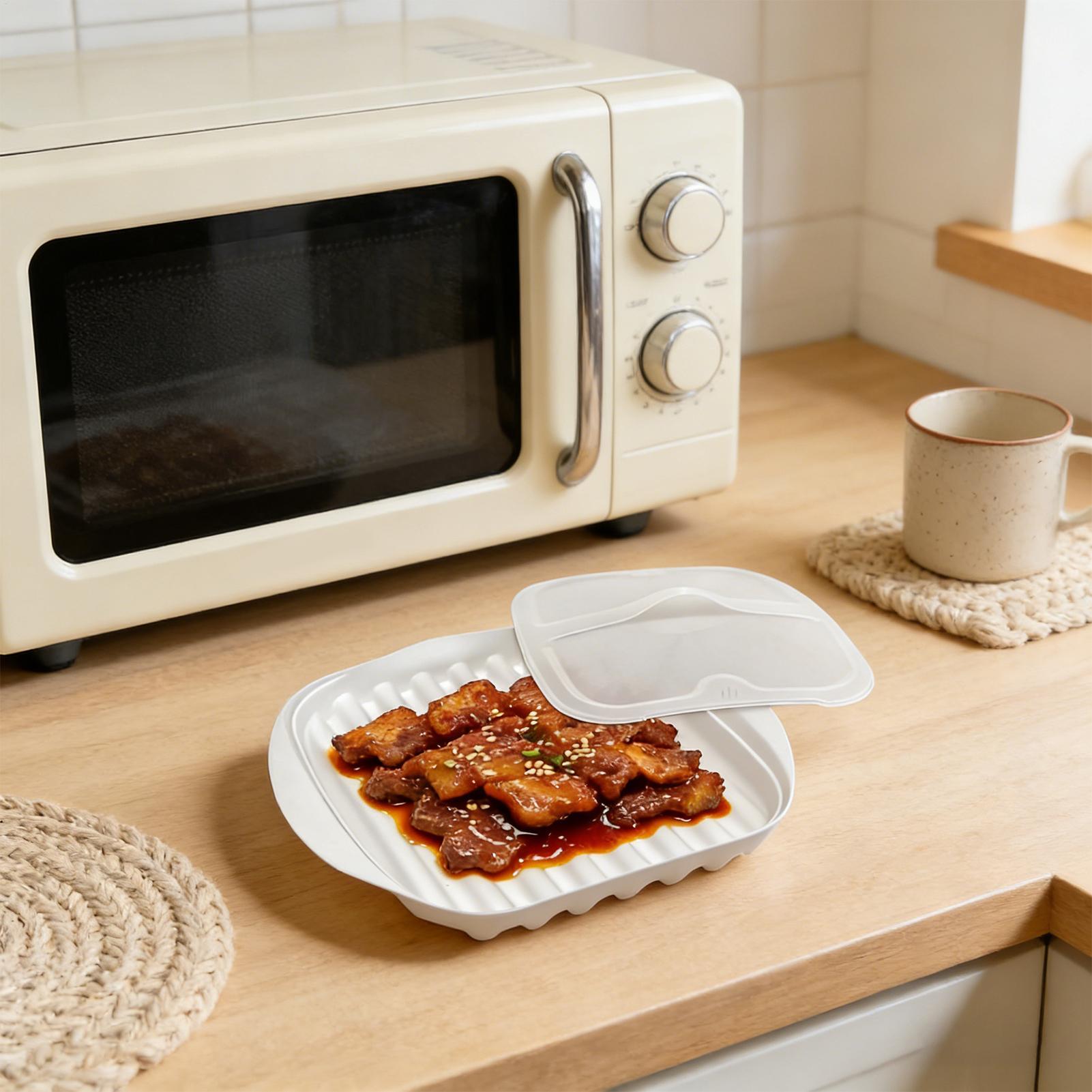 Microwave Bacon Tray Non-Stick - Meal Prep Hot Dogs recensie en prijs