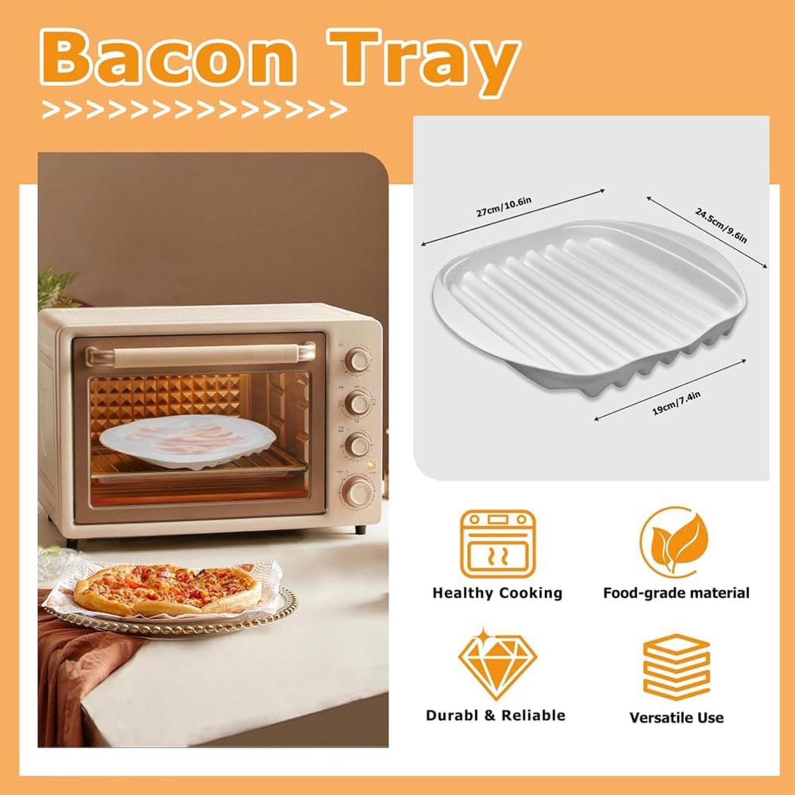 Microwave Bacon Tray Non-Stick - Meal Prep Hot Dogs recensie en prijs