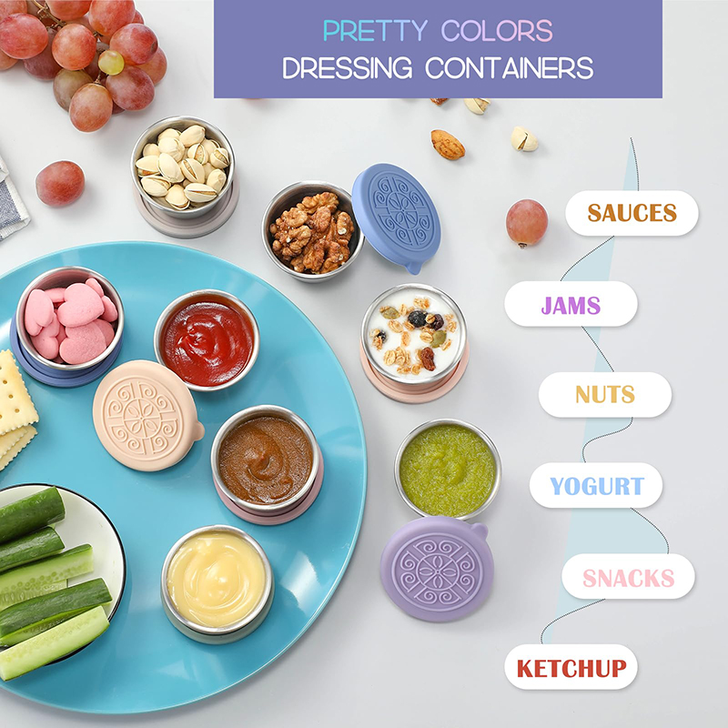 6 Mini Salad Dressing Containe - Meal Prep Container recensie en prijs