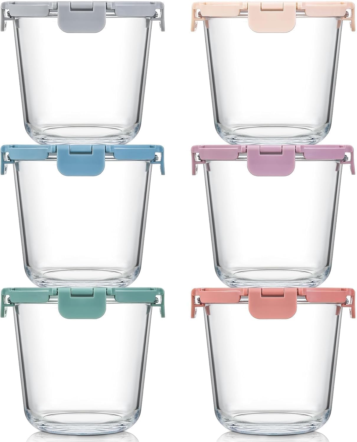 [UPGRADED LID] 6 Sets 3 Cup/24 - Meal Prep Container recensie en prijs