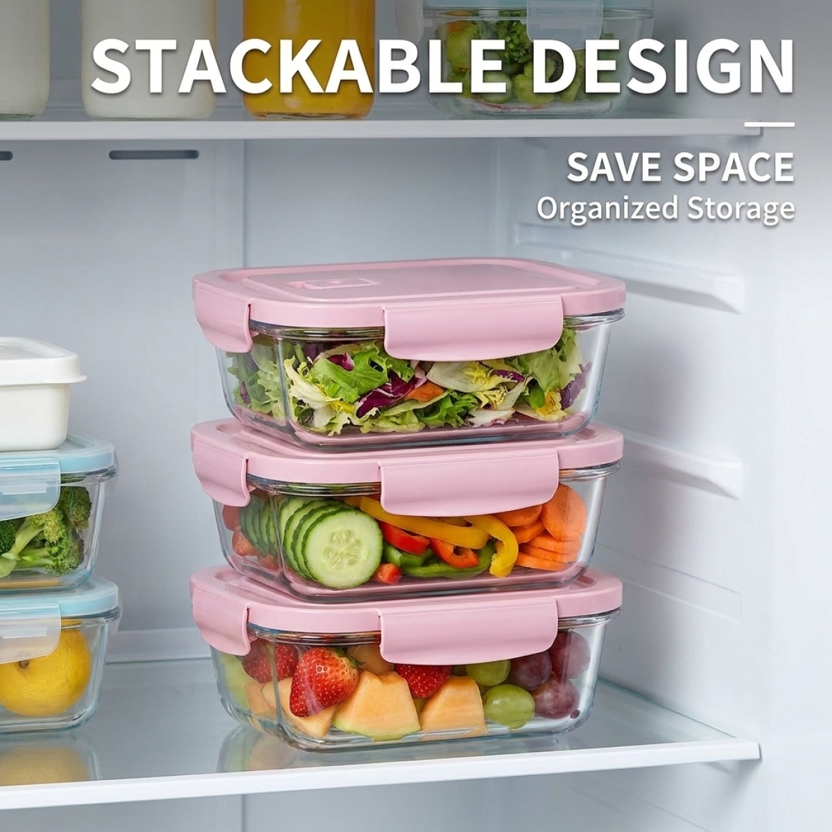 Pink-High Borosilicate Glass B - Meal Prep Healthy recensie en prijs